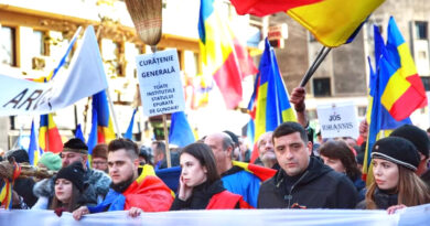 „Să ne luăm țara înapoi!”, „Să vă fie frică, poporul se ridică!” au strigat protestarii la manifestarea de ieri