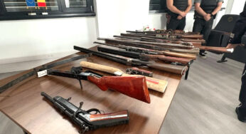 Poliţiştii au confiscat 13 arme în primul trimestru al acestui an